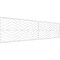 Ekena Millwork Set of Four Panels for 94 1/2"W x 24 1/4"H Genoa Fretwork Wainscot Wall Paneling WPKP12X01X47GNA - alternate 1